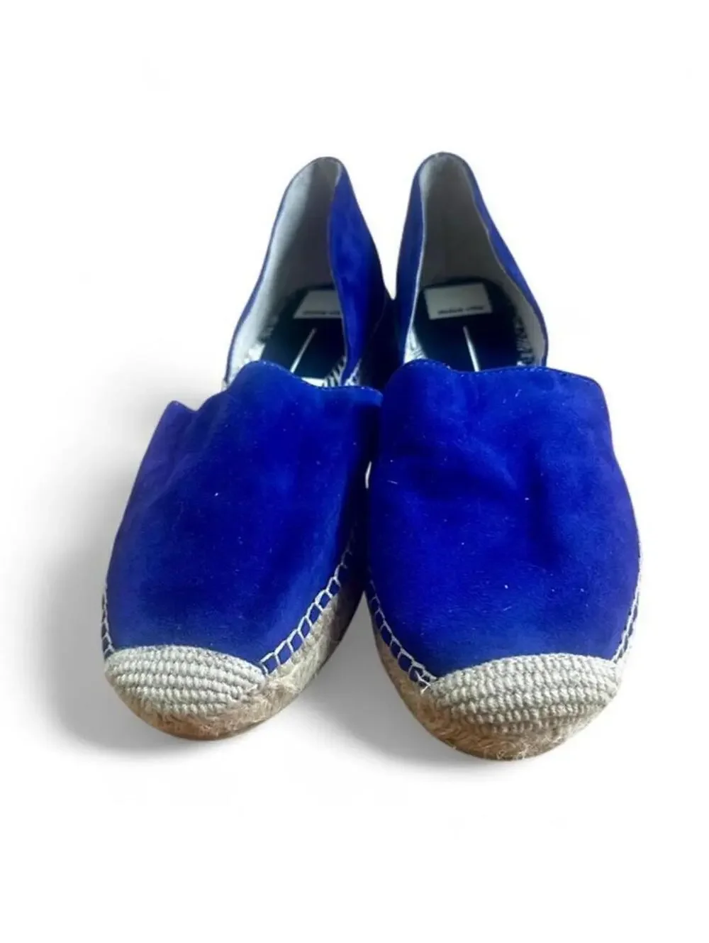 Dolce Vita Ciara blue suede espadrilles